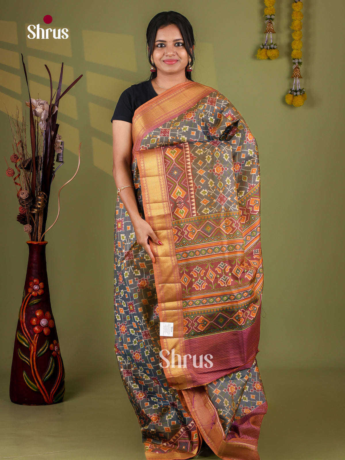 Semi Patola Saree - EJ09204