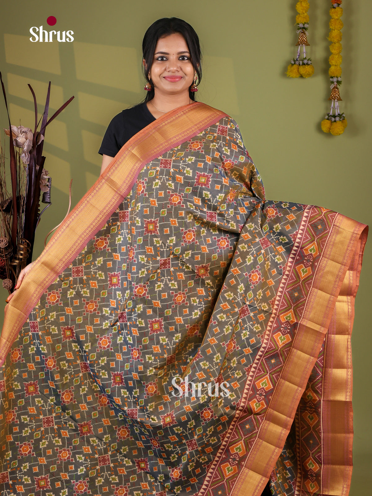 Semi Patola Saree - EJ09204