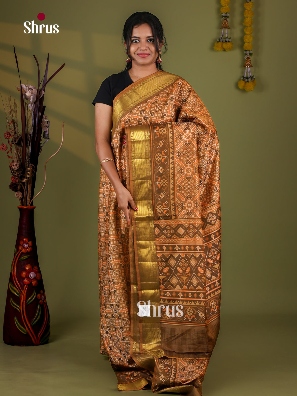 Semi Patola Saree - EJ09207