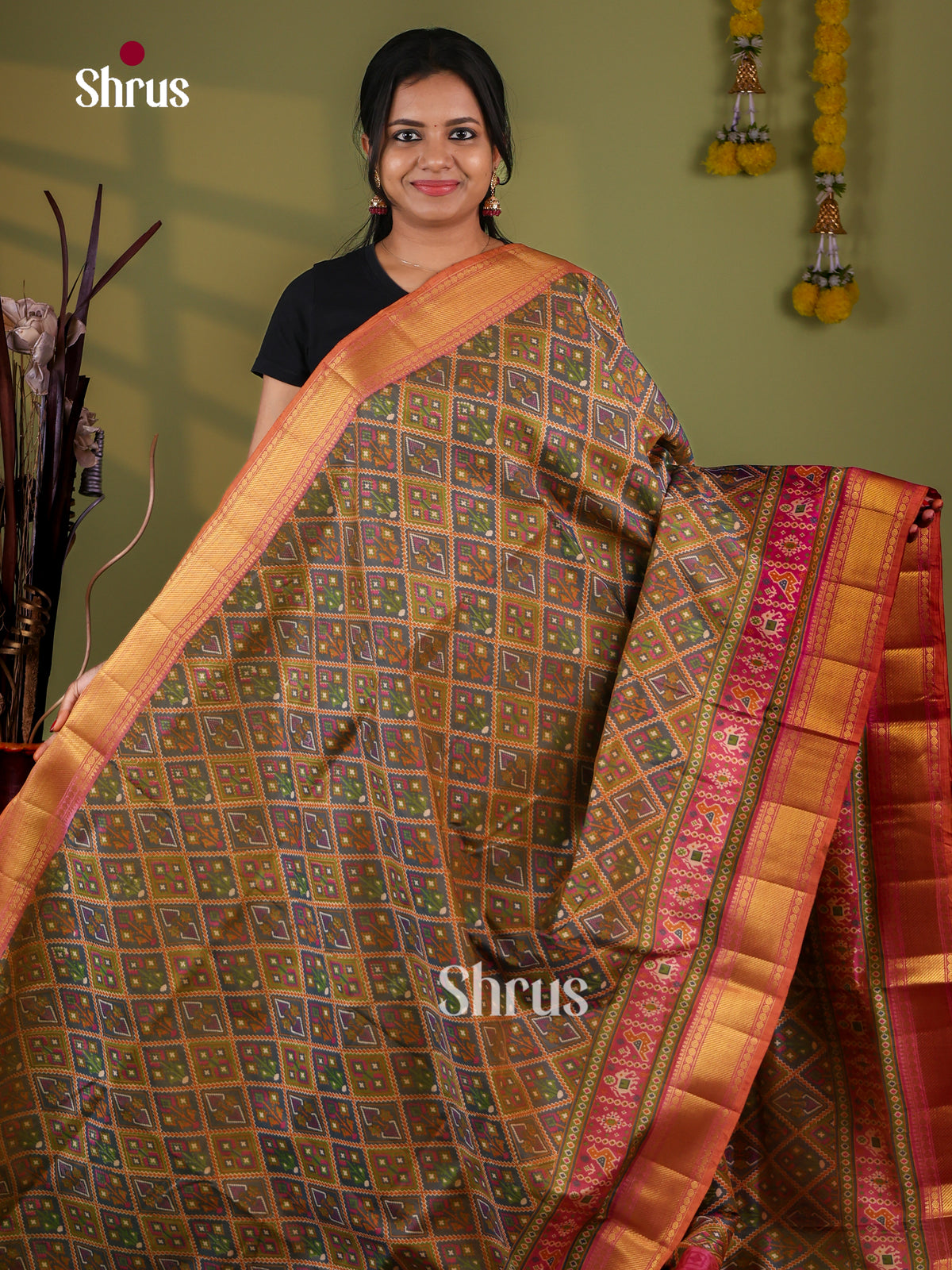 Semi Patola Saree - EJ09208