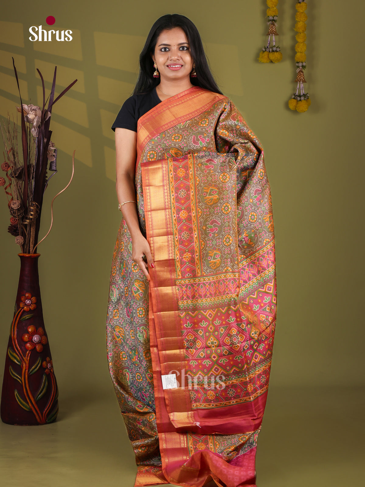 Semi Patola Saree - EJ09210