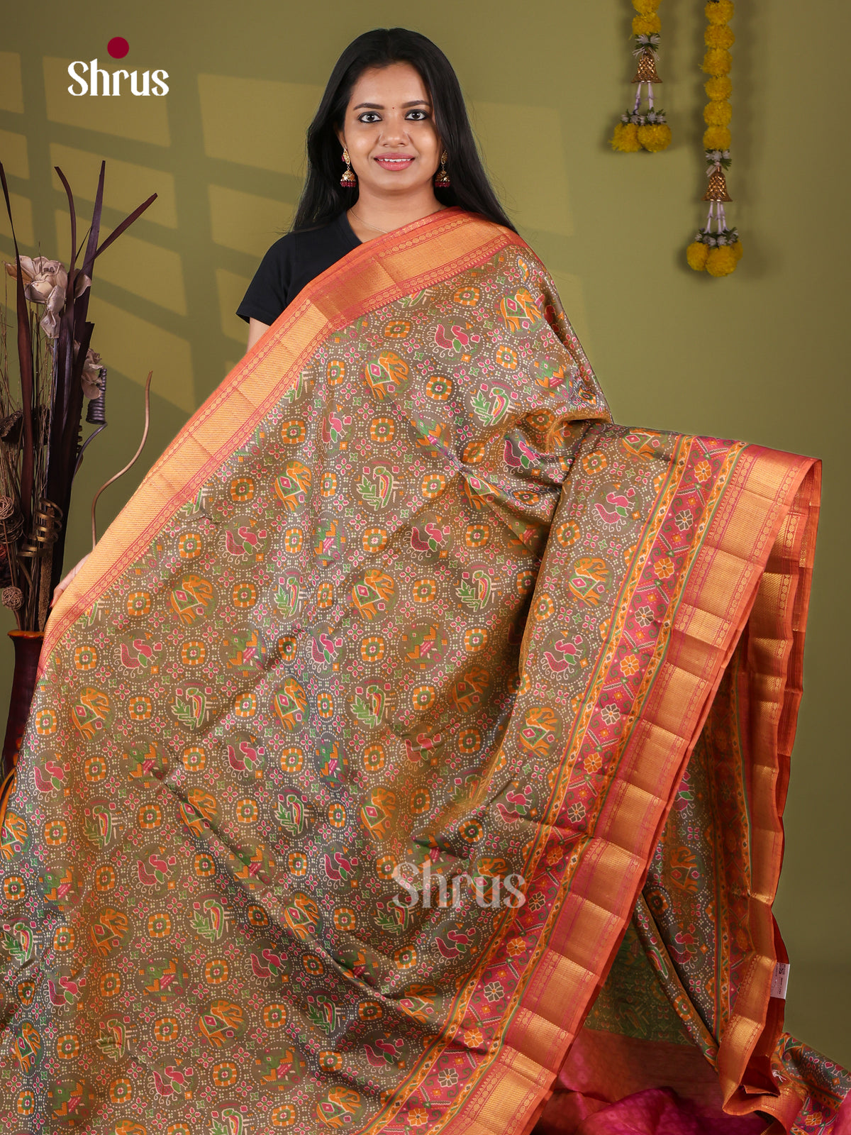Semi Patola Saree - EJ09210
