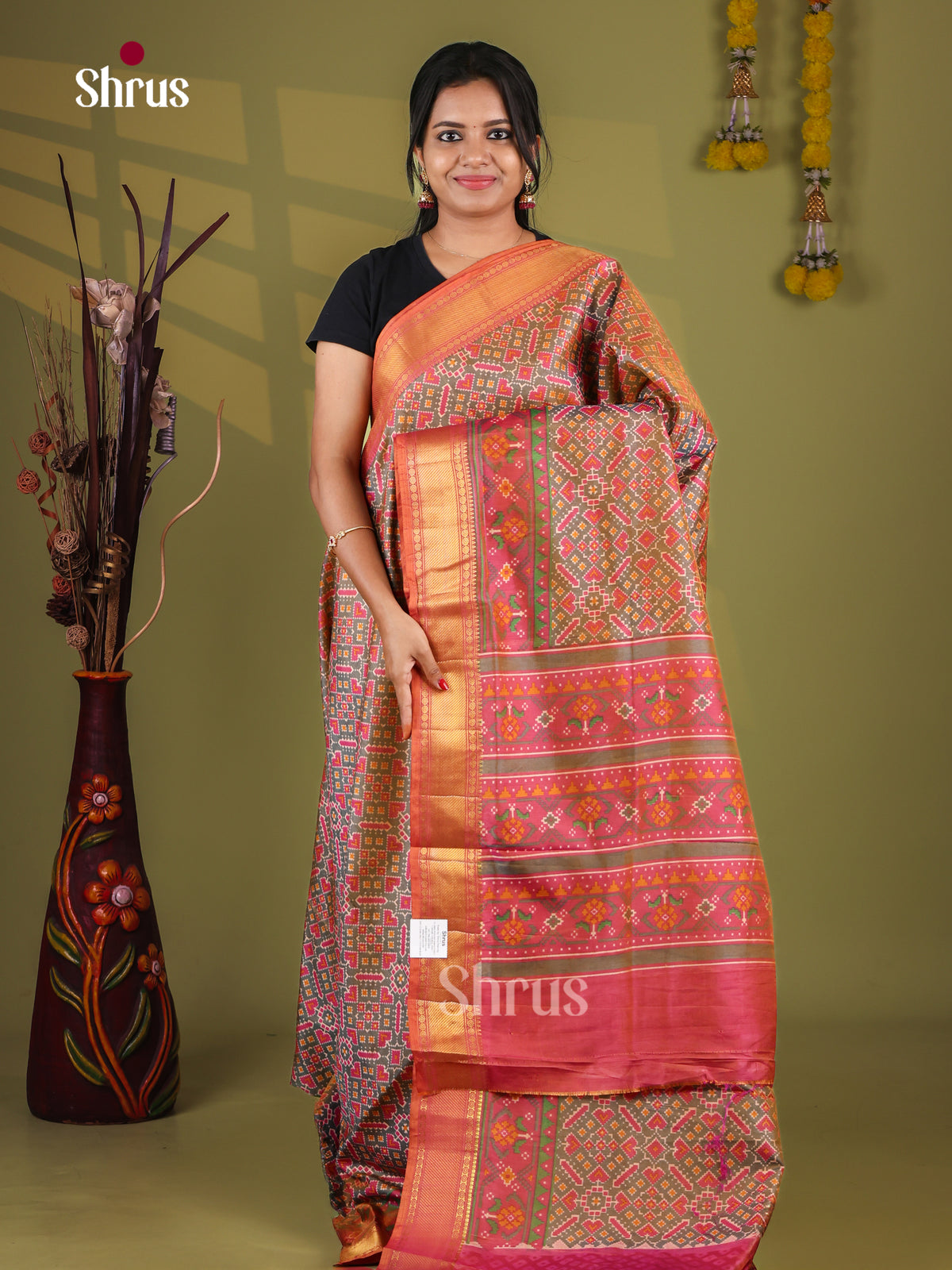 Semi Patola Saree - EJ09213