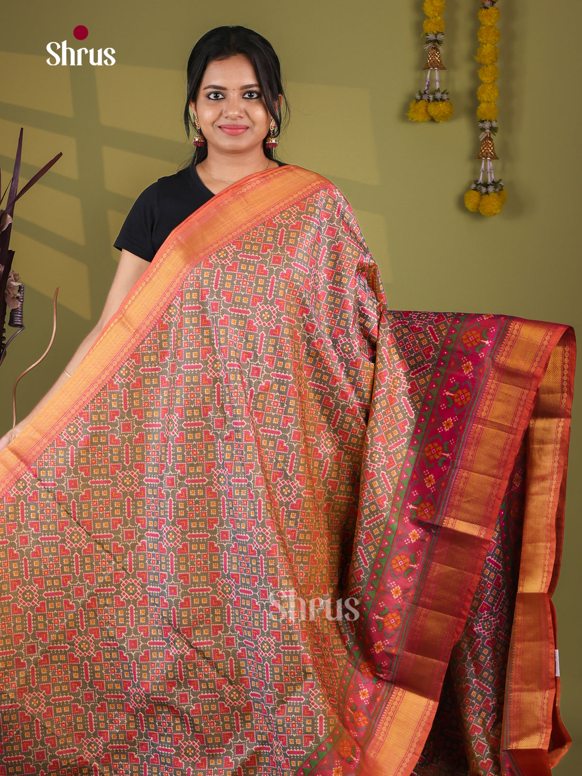 Semi Patola Saree - EJ09213