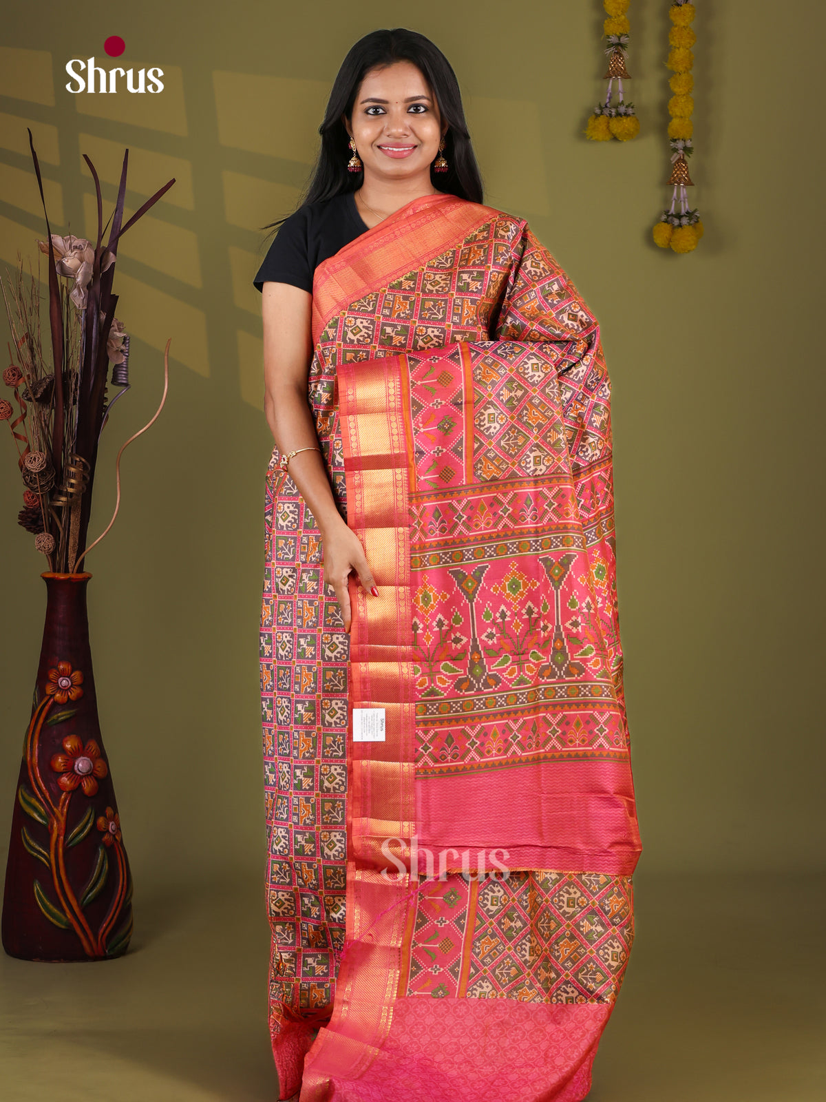 Semi Patola Saree - EJ09215