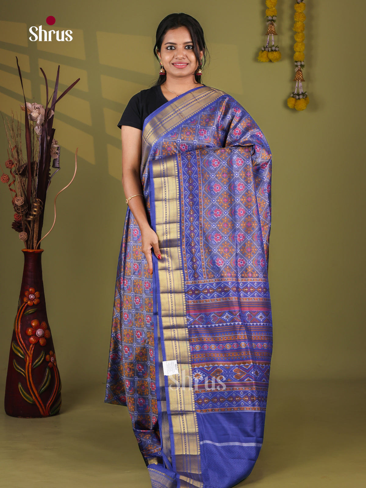 Semi Patola Saree - EJ09222