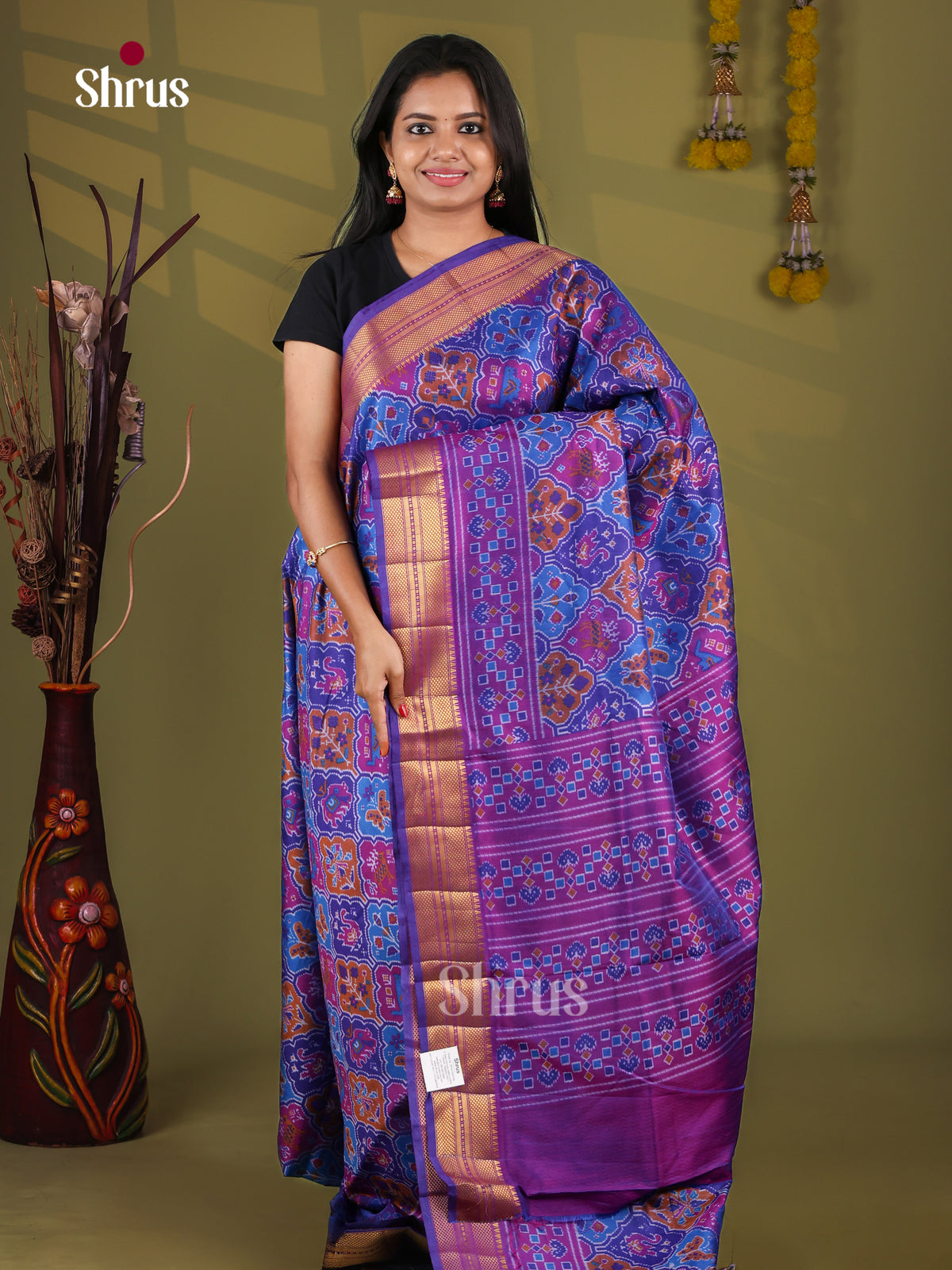 Semi Patola Saree - EJ09223