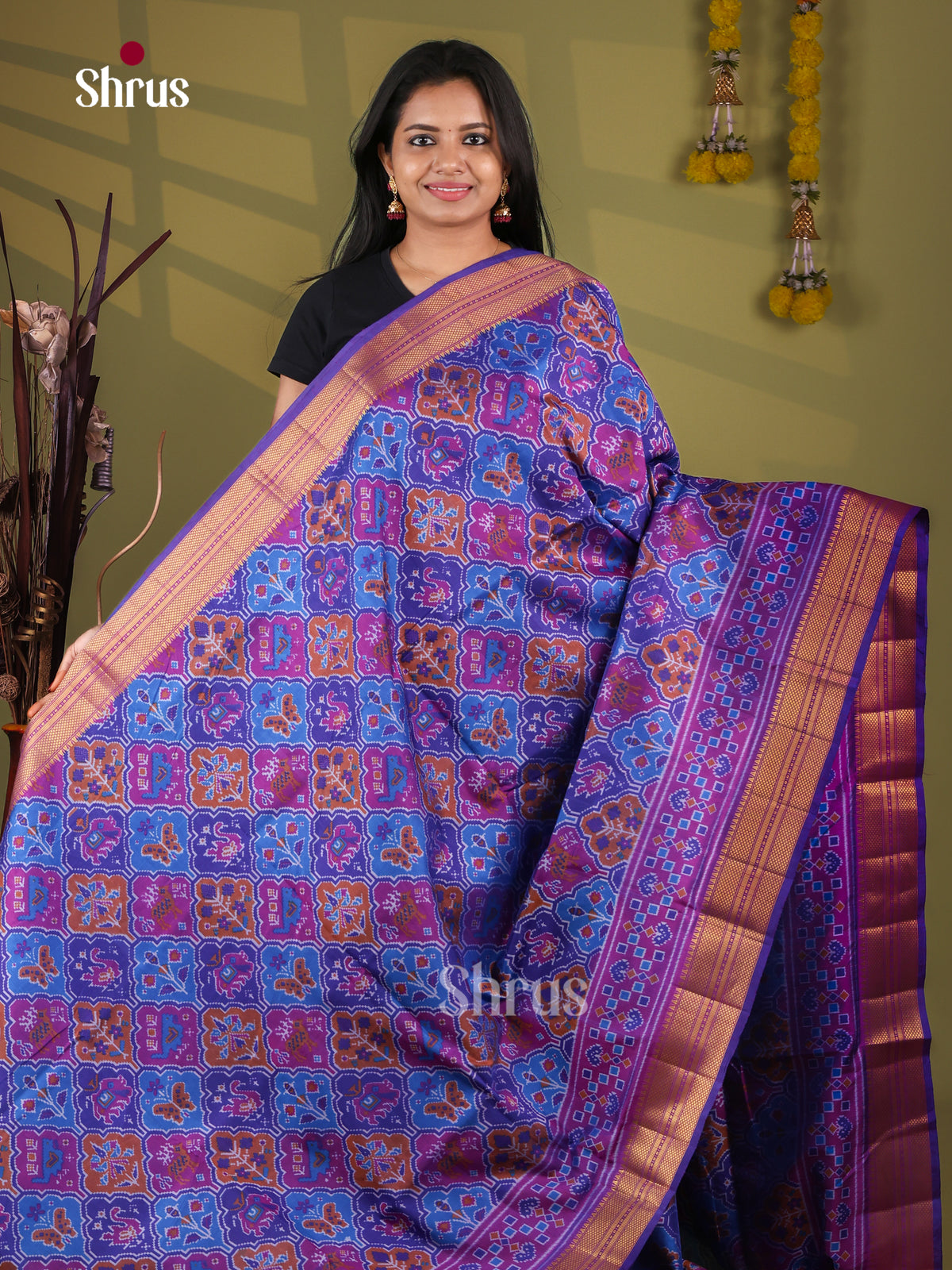 Semi Patola Saree - EJ09223