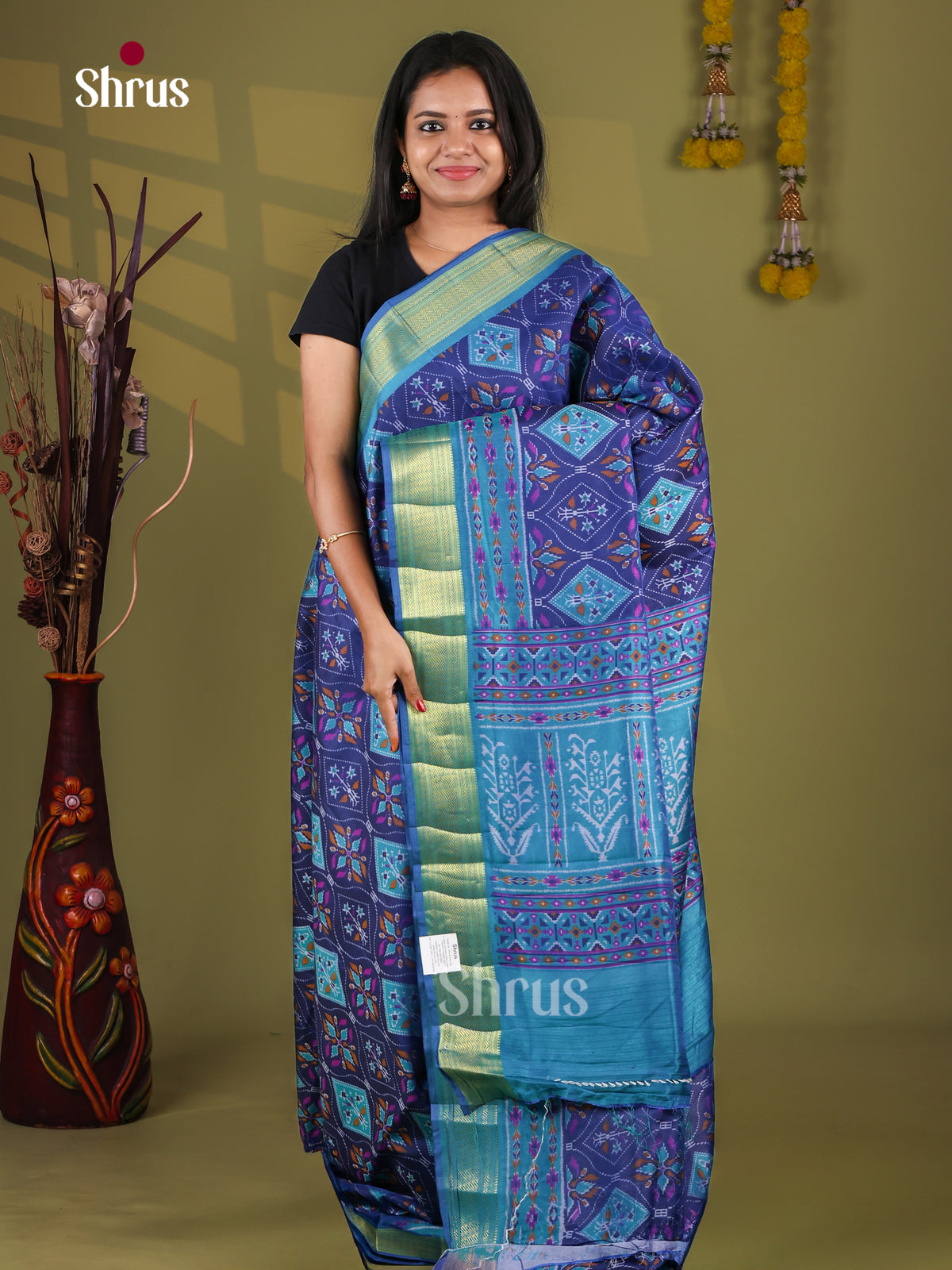 Semi Patola Saree - EJ09224