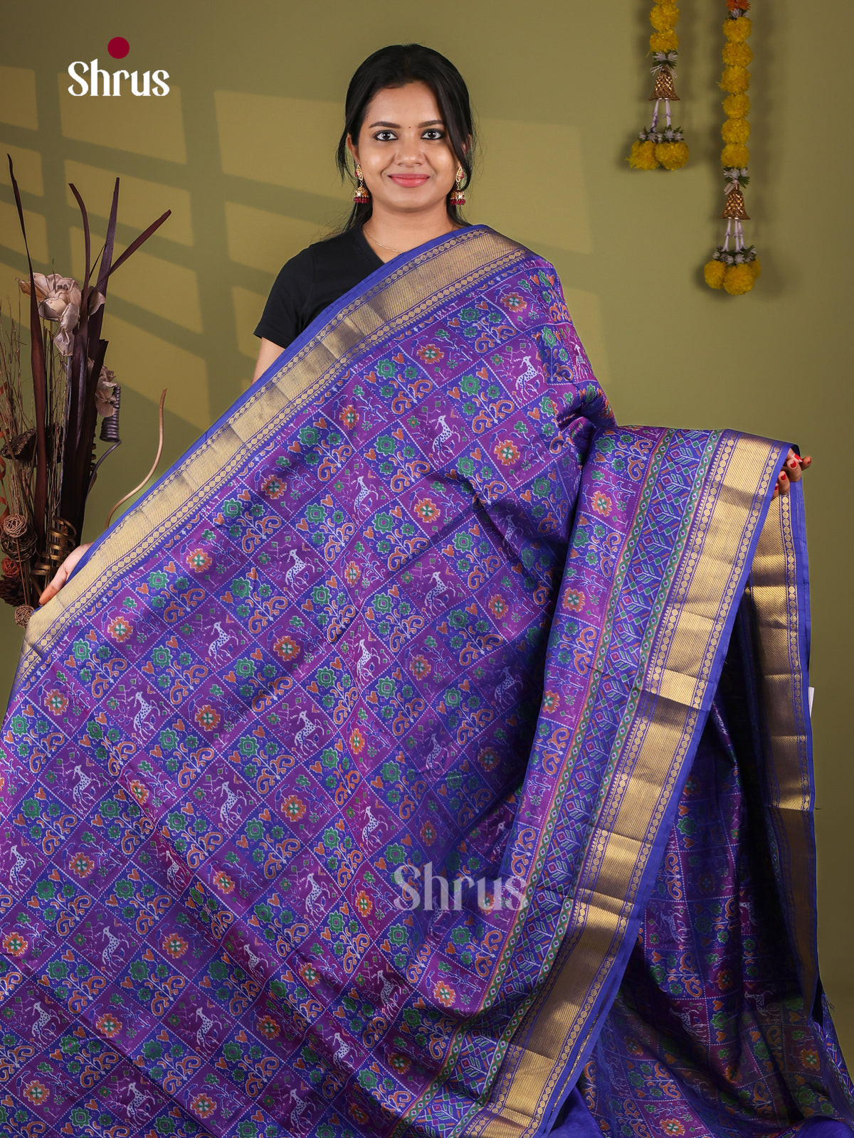 Semi Patola Saree - EJ09229