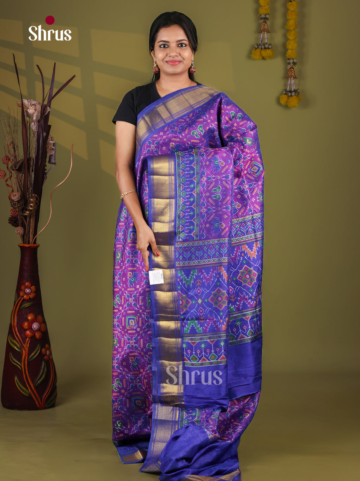 Semi Patola Saree - EJ09230