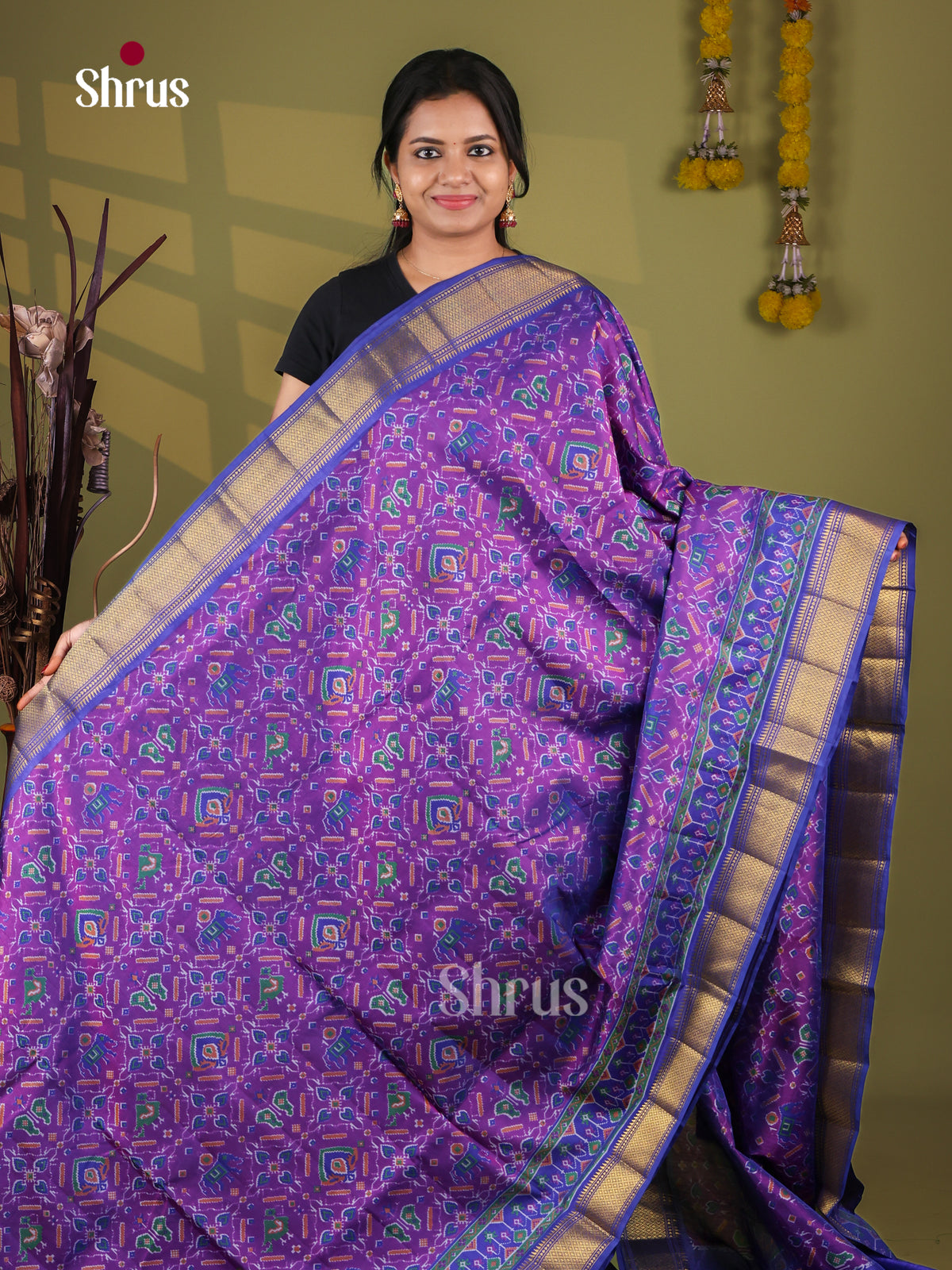 Semi Patola Saree - EJ09230