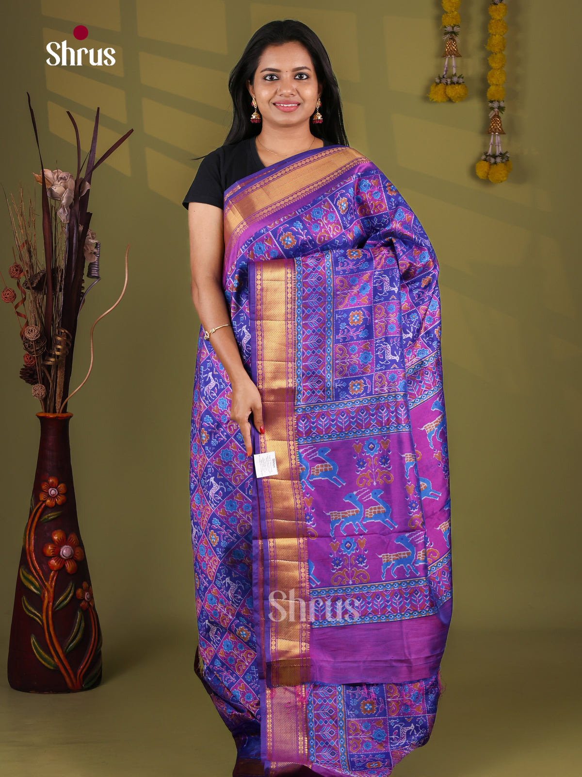 Semi Patola Saree - EJ09231