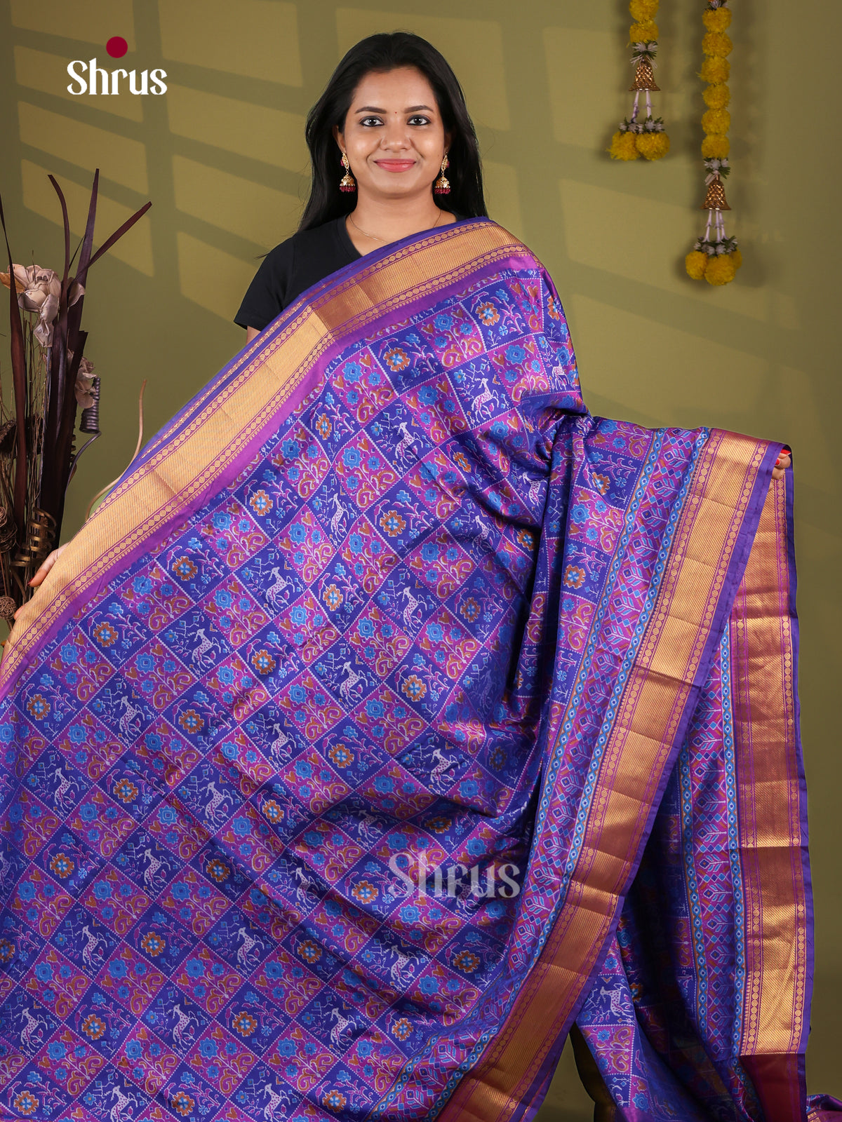 Semi Patola Saree - EJ09231
