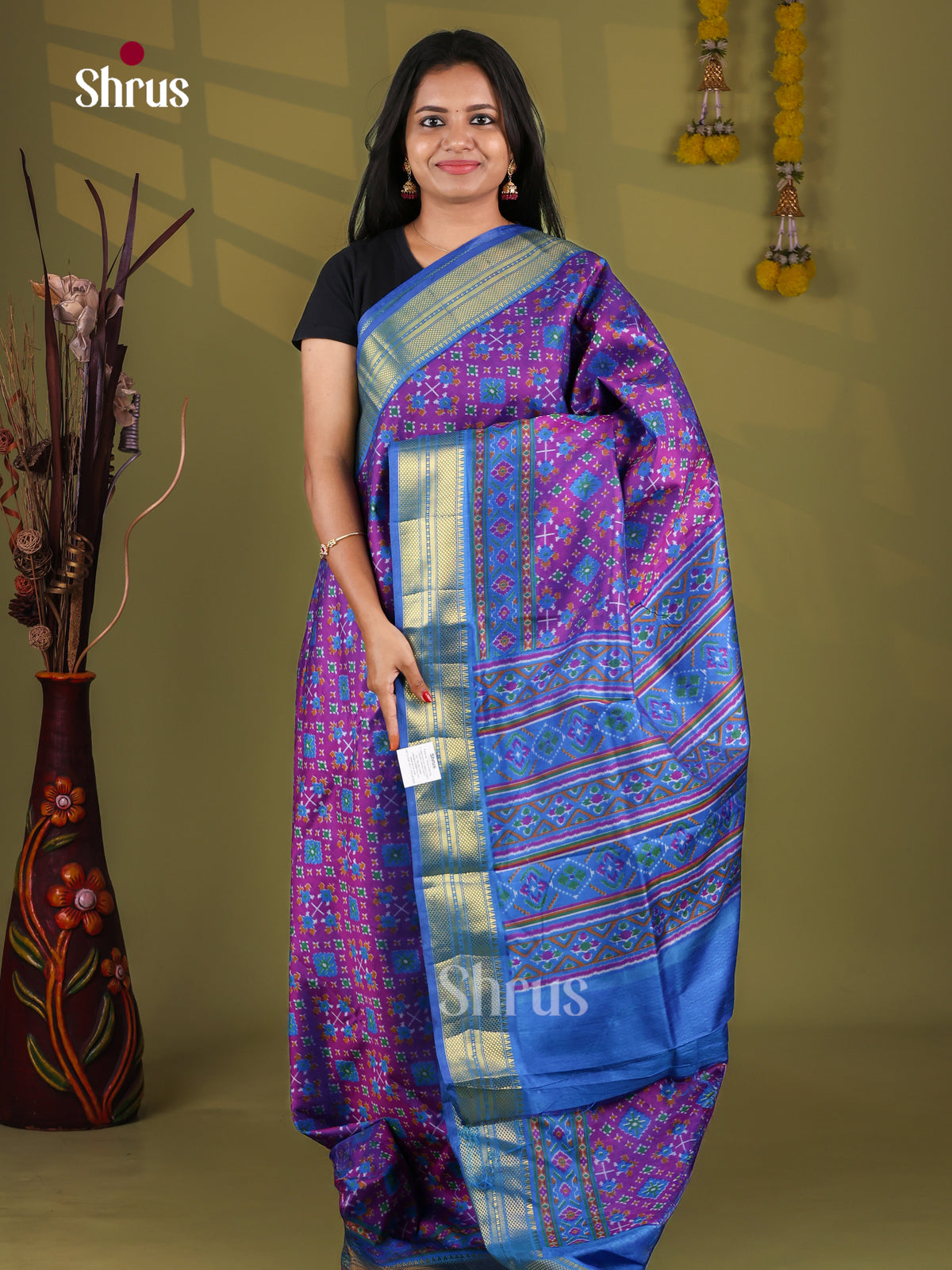 Semi Patola Saree - EJ09233