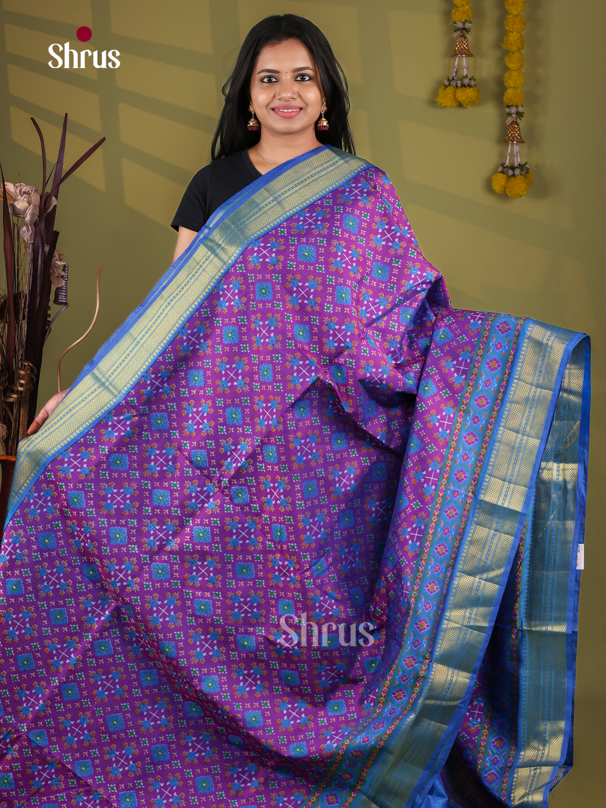 Semi Patola Saree - EJ09233
