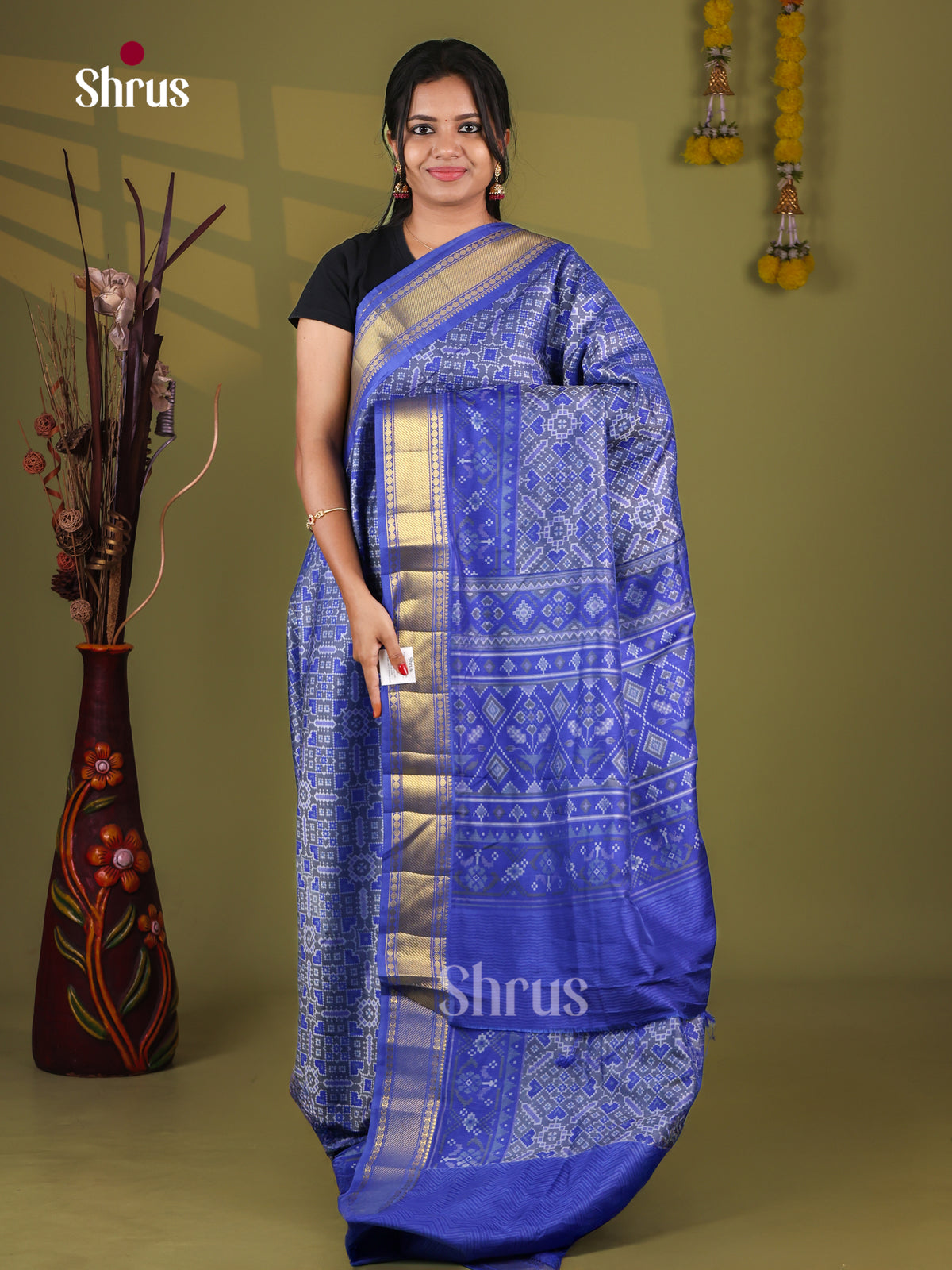 Semi Patola Saree - EJ09236