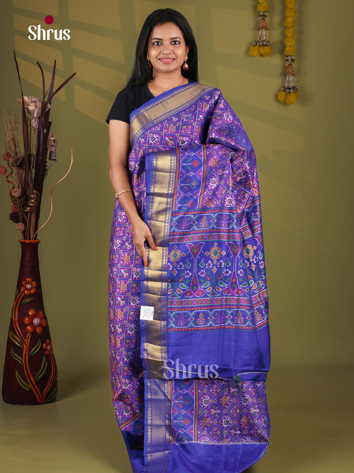 Semi Patola Saree - EJ09242