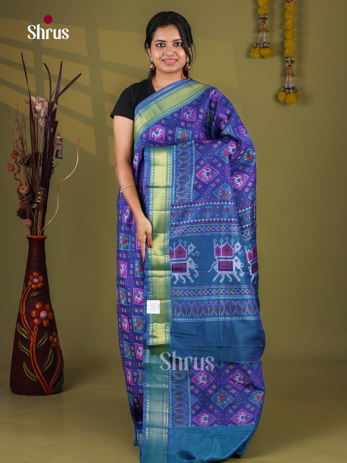 Semi Patola Saree - EJ09243