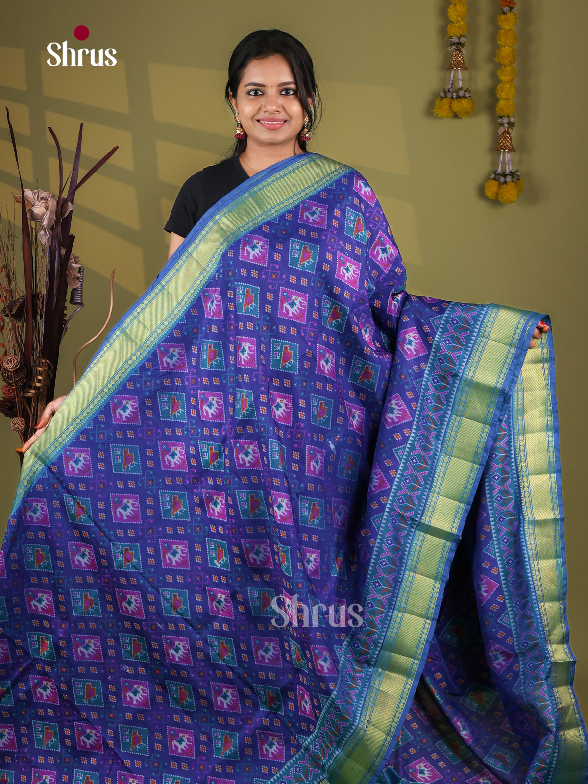 Semi Patola Saree - EJ09243