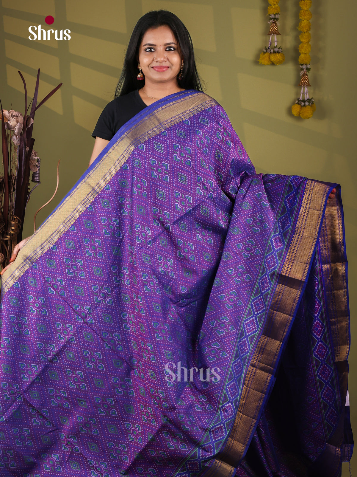Semi Patola Saree - EJ09245
