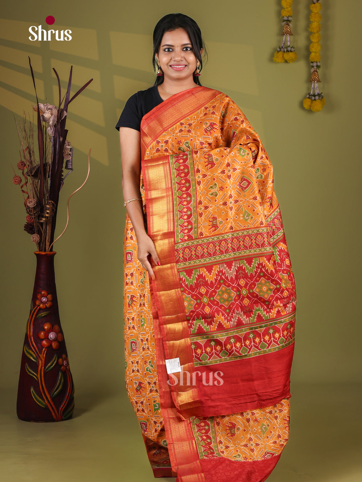 Semi Patola Saree - EJ09252