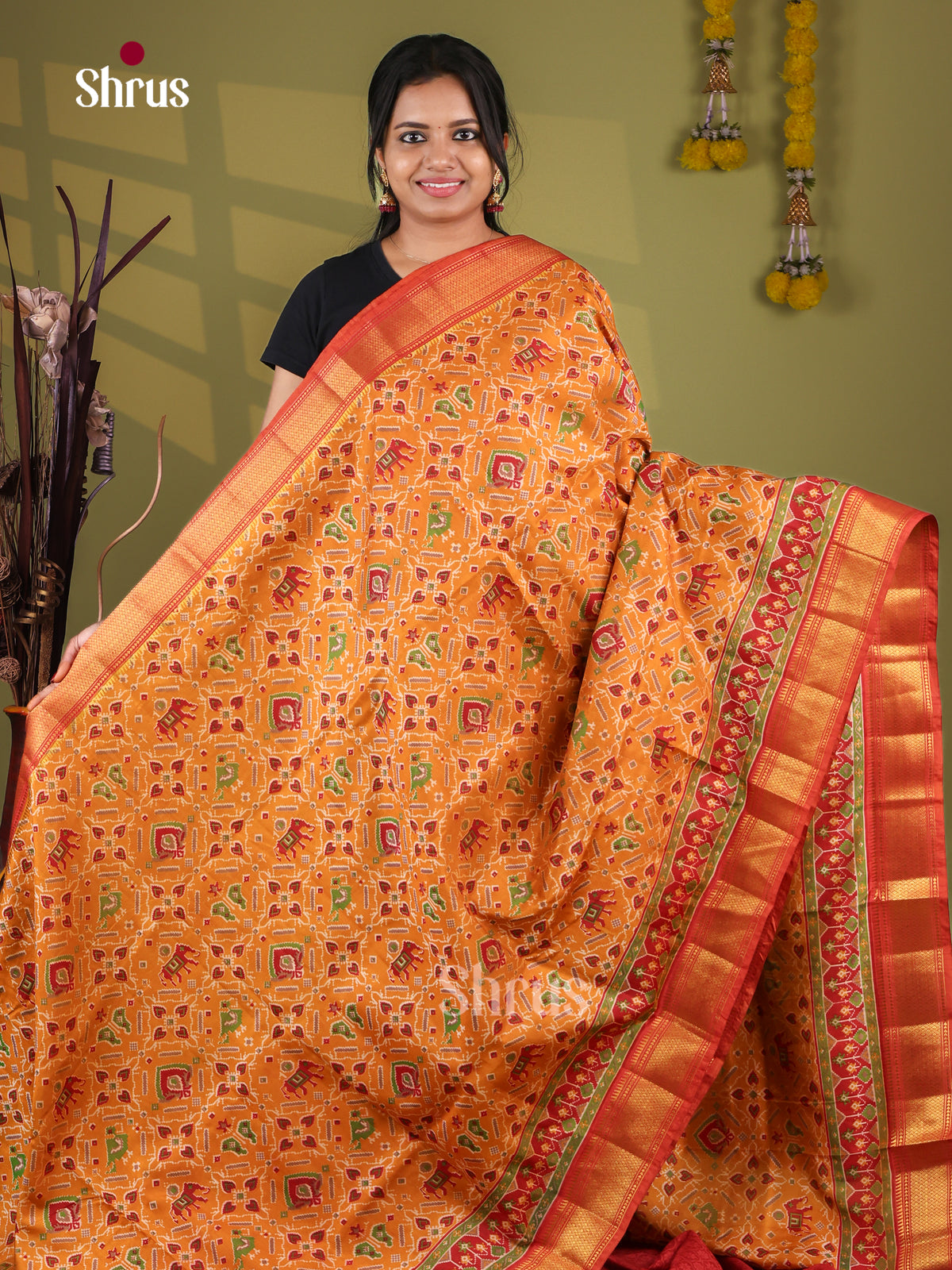 Semi Patola Saree - EJ09252