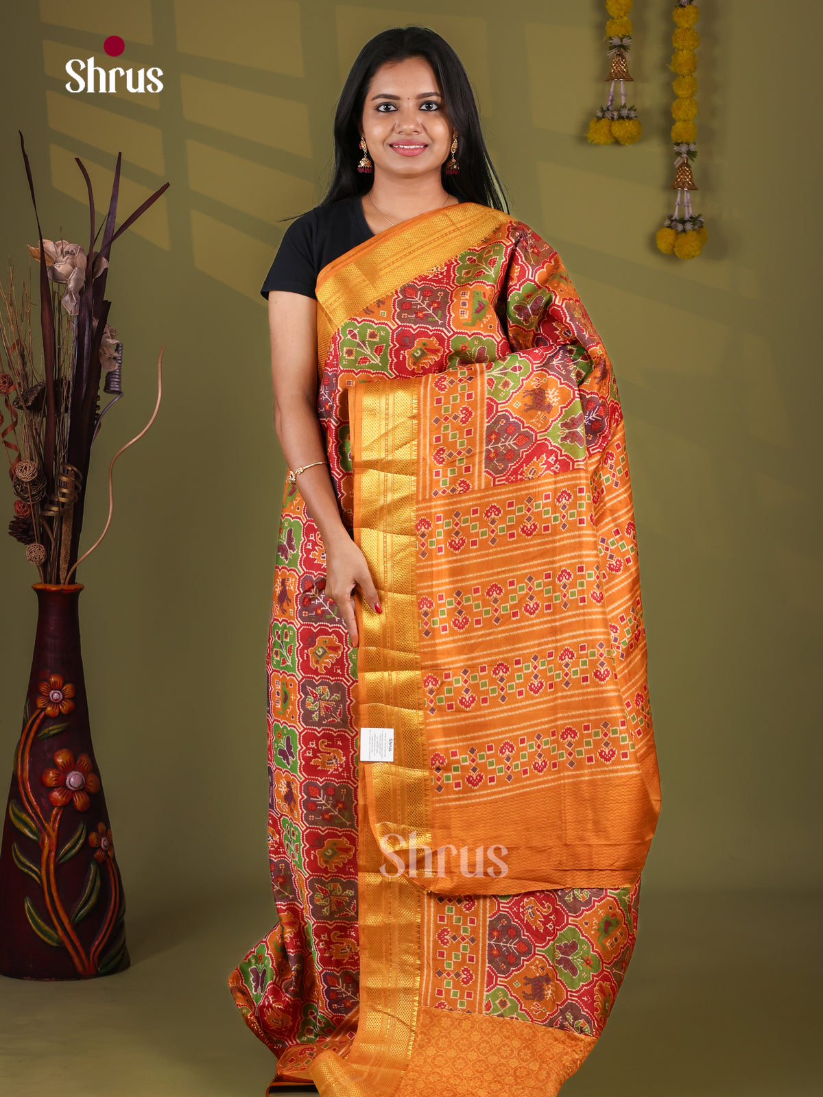 Semi Patola Saree - EJ09253