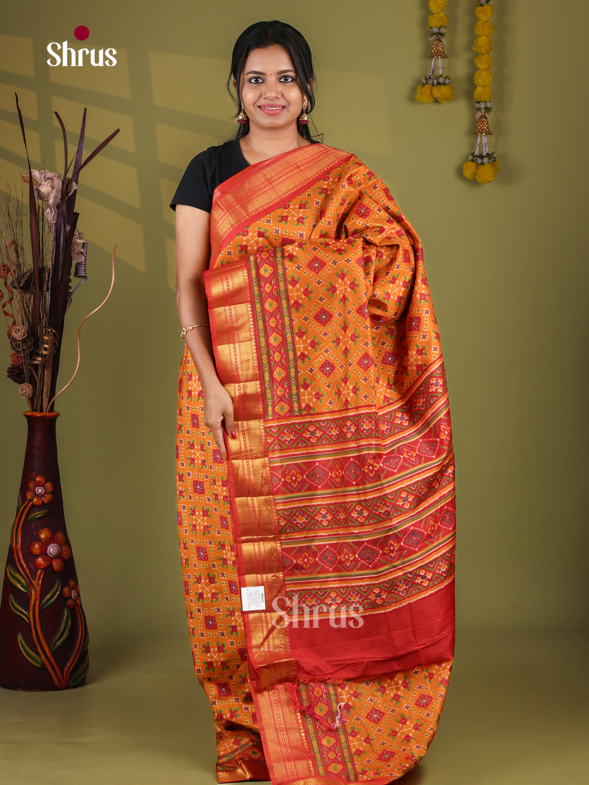 Semi Patola Saree - EJ09254