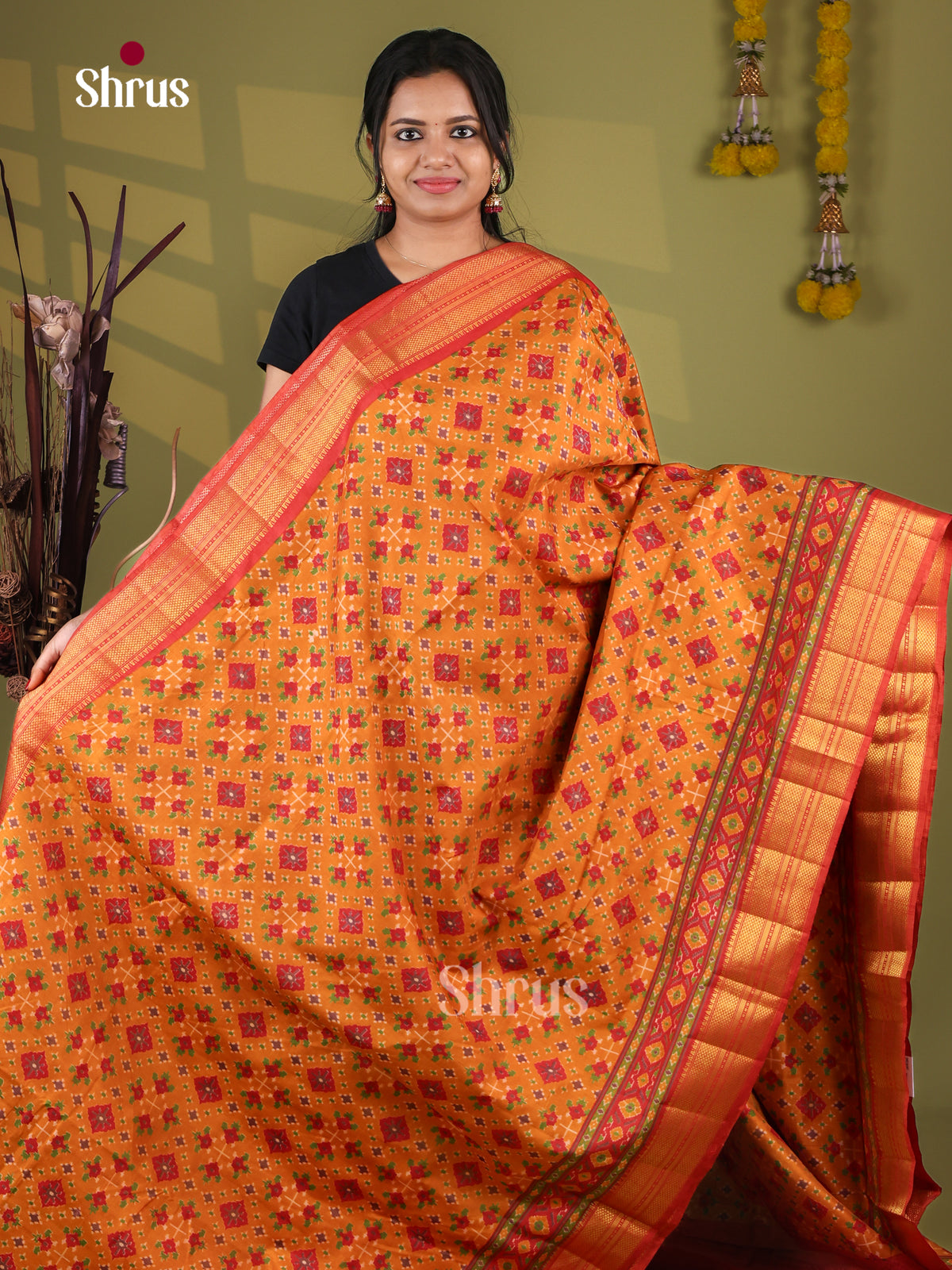 Semi Patola Saree - EJ09254