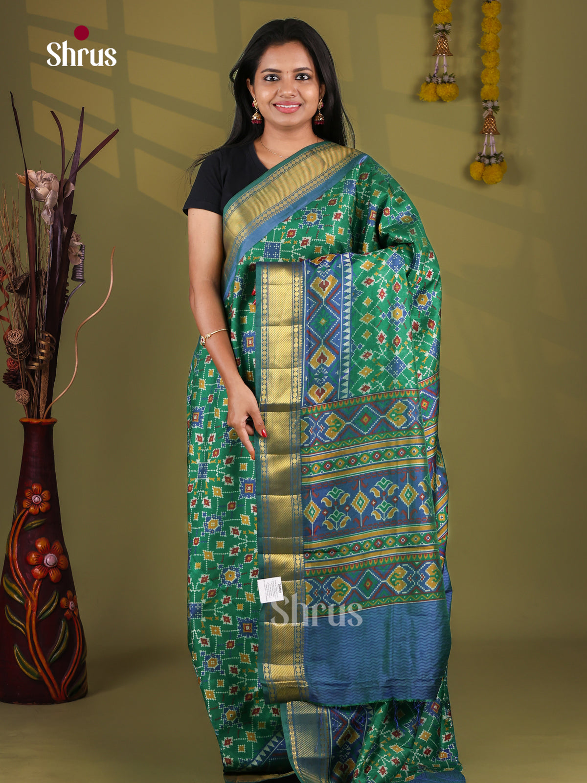 Semi Patola Saree - EJ09259