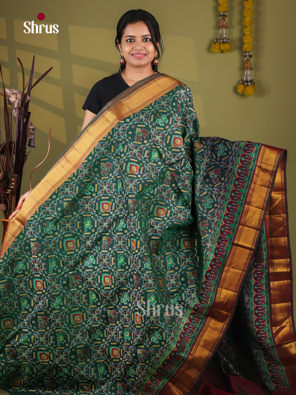 Semi Patola Saree - EJ09261