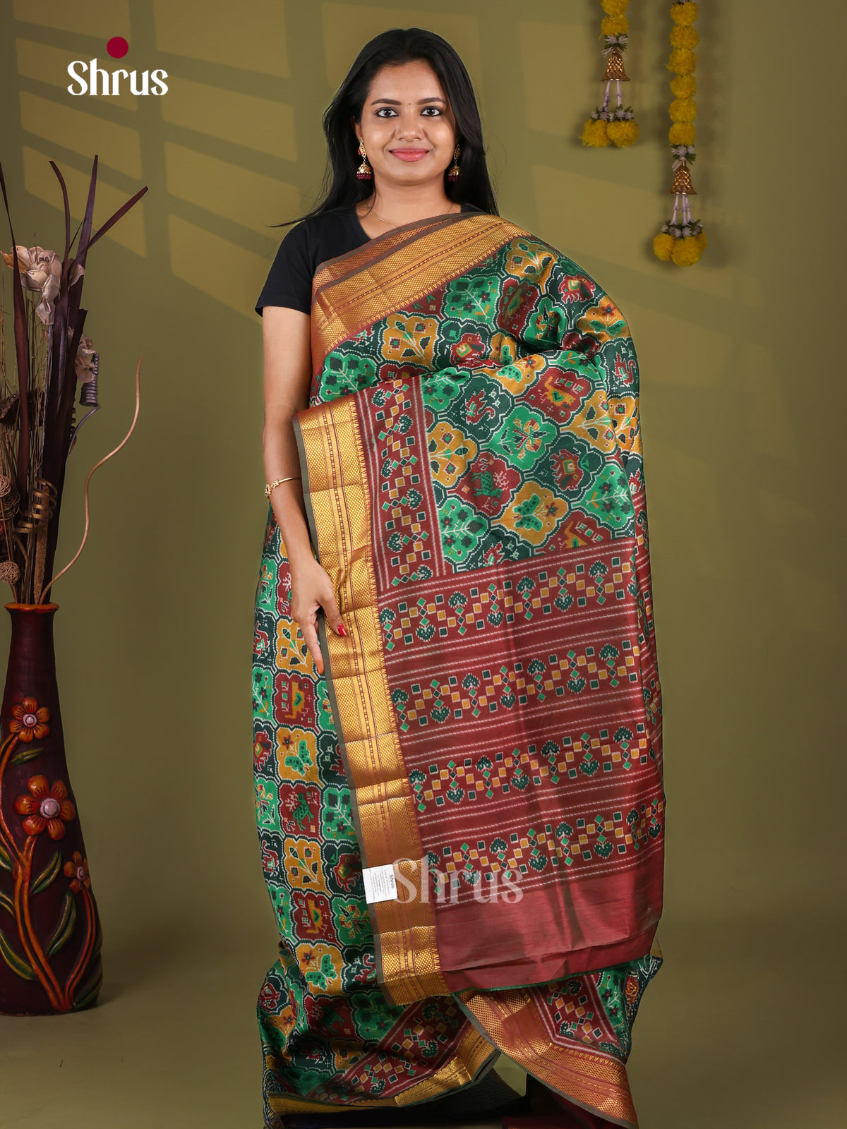Semi Patola Saree - EJ09262