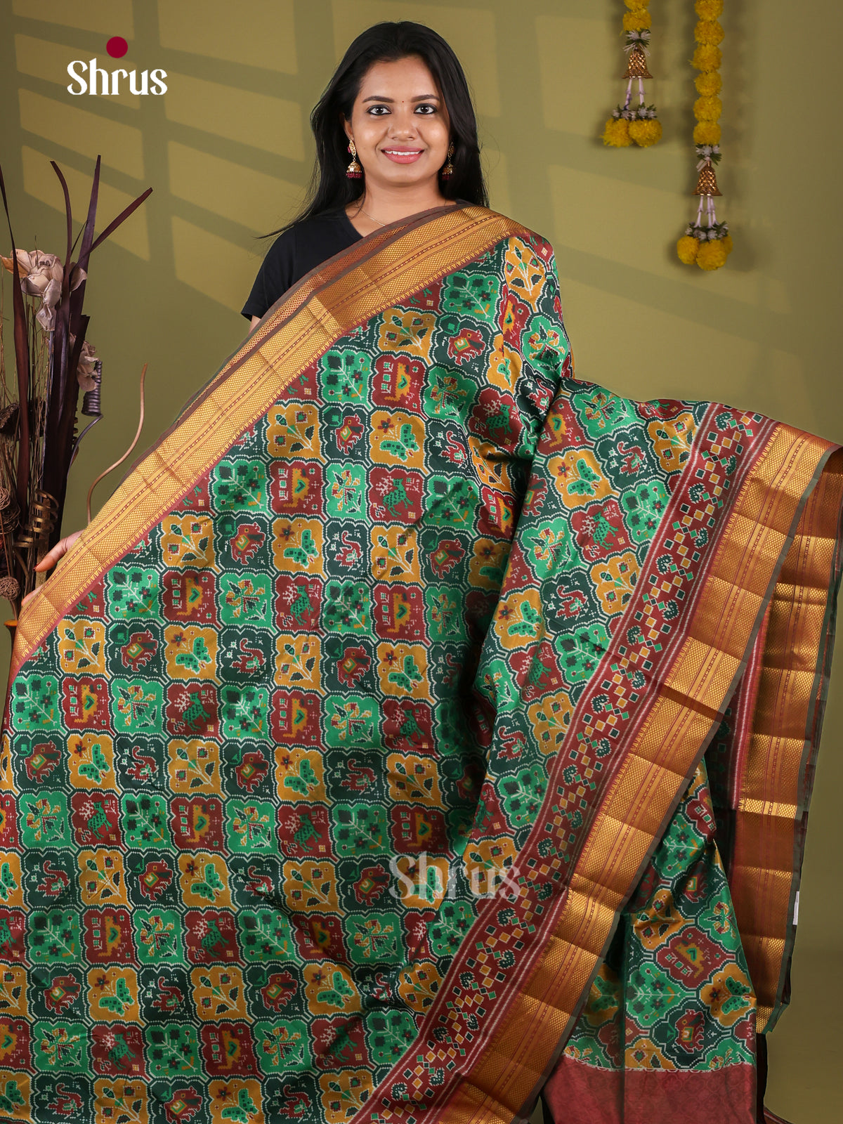 Semi Patola Saree - EJ09262