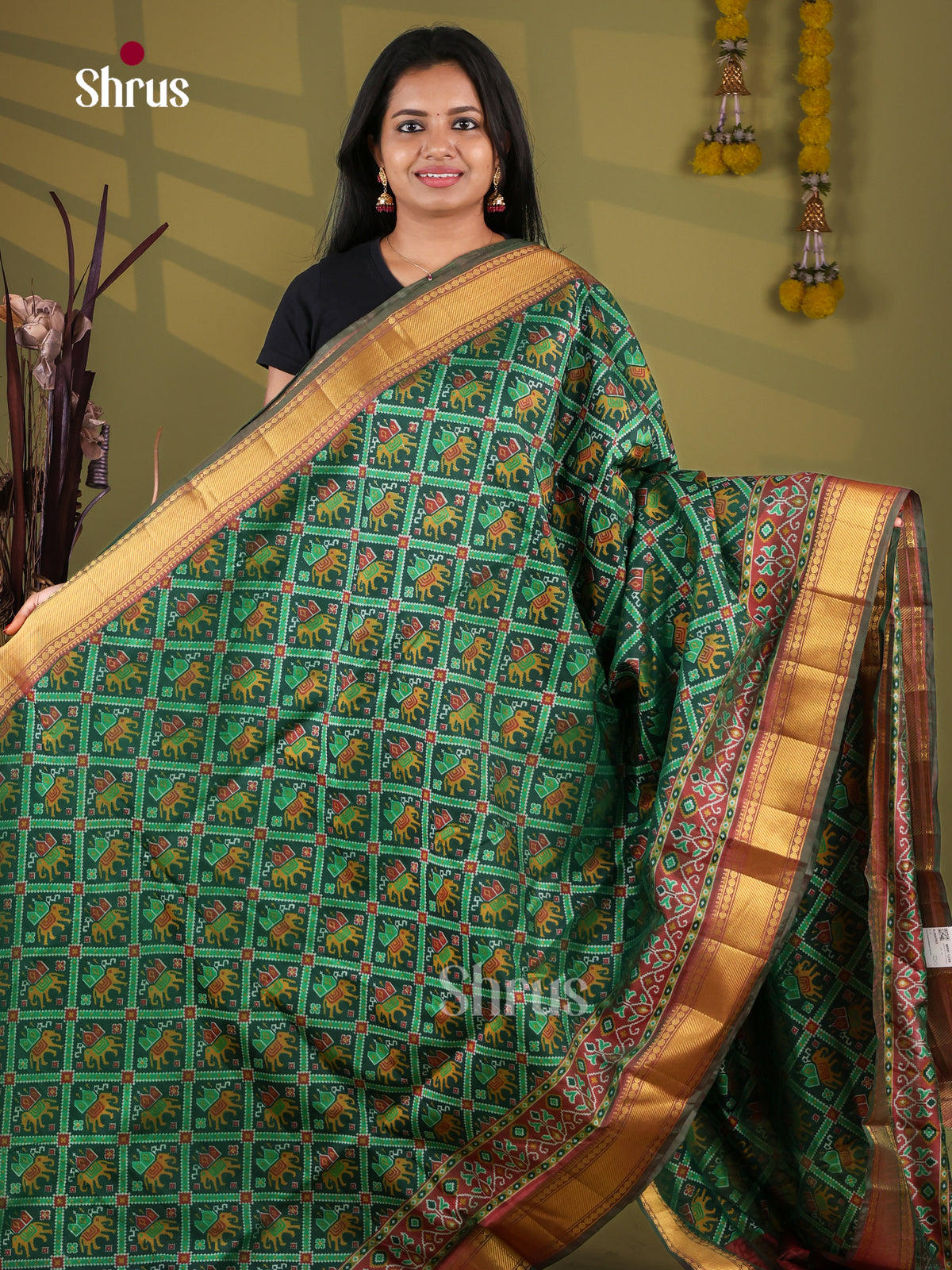 Semi Patola Saree - EJ09263