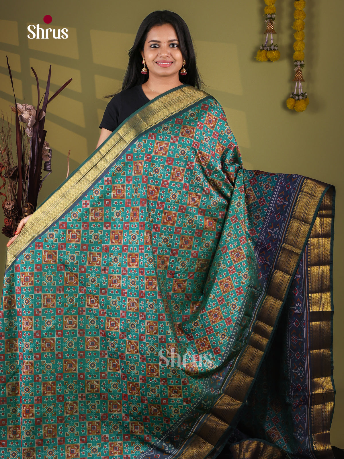 Semi Patola Saree - EJ09264