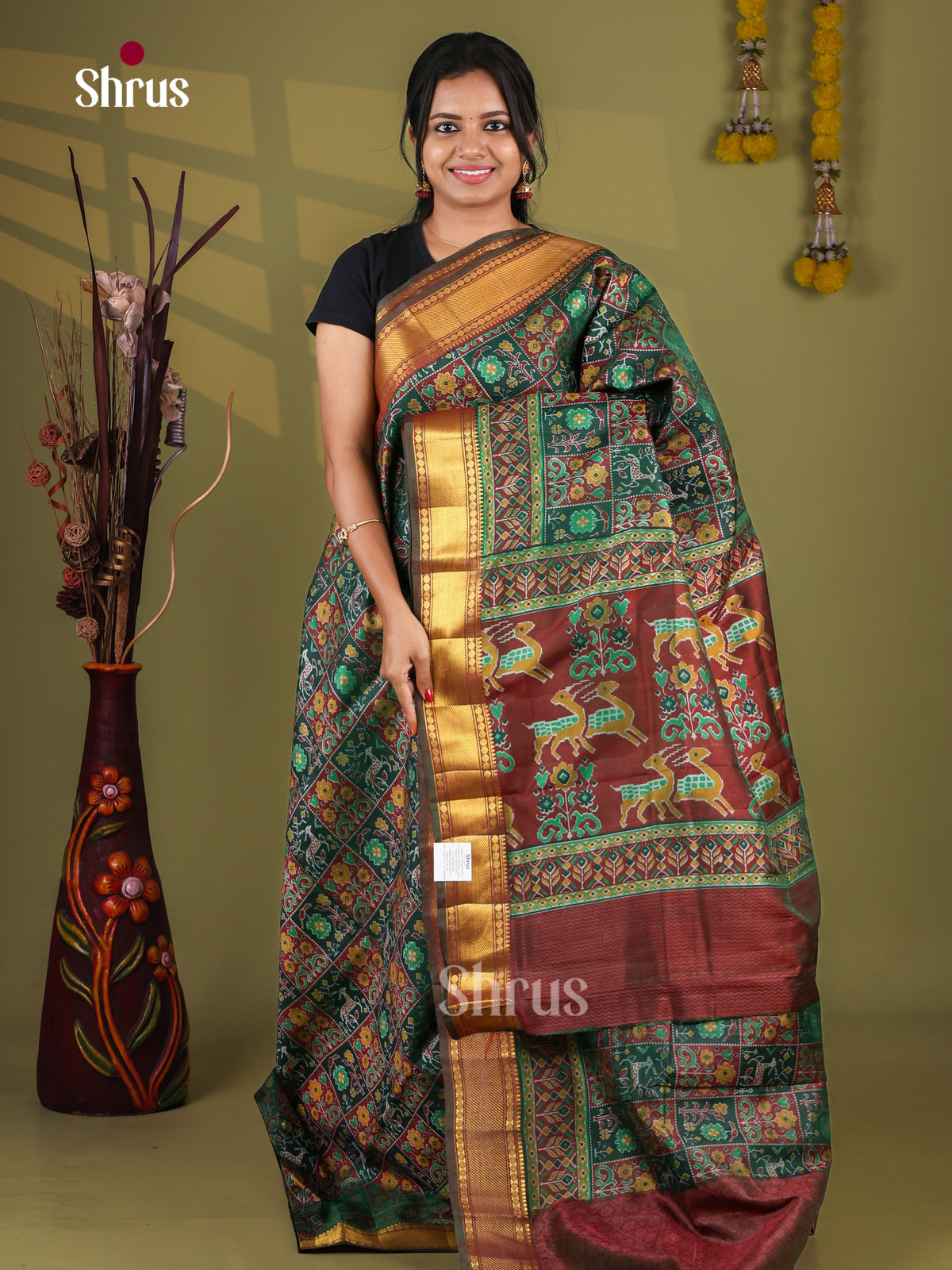 Semi Patola Saree - EJ09265