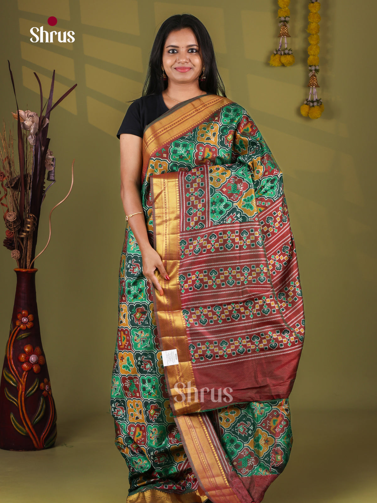 Semi Patola Saree - EJ09267