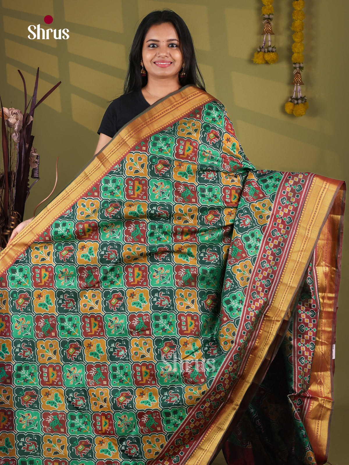 Semi Patola Saree - EJ09267