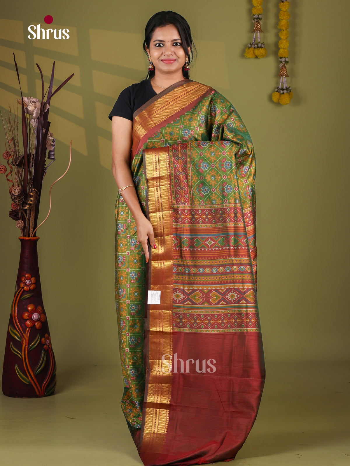 Semi Patola Saree - EJ09268