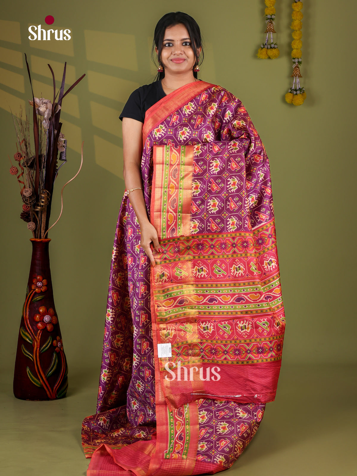Semi Patola Saree - EJ09270