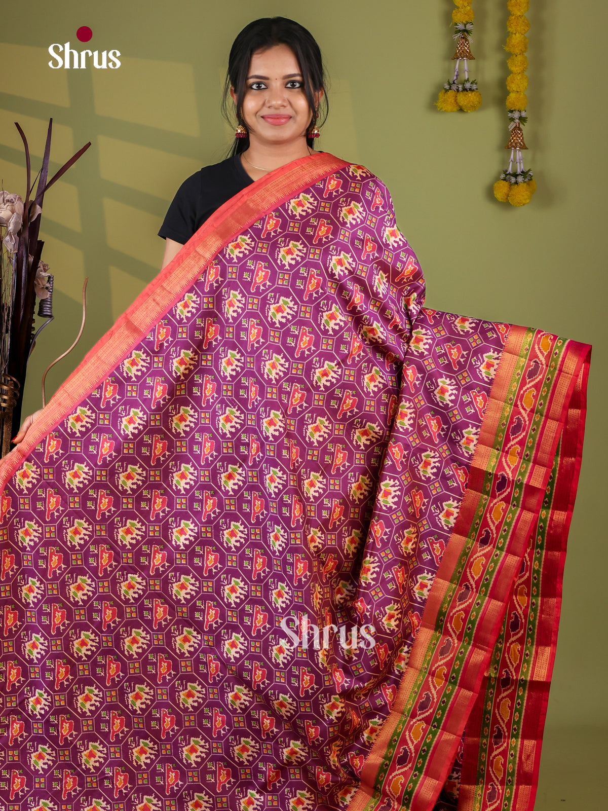 Semi Patola Saree - EJ09270