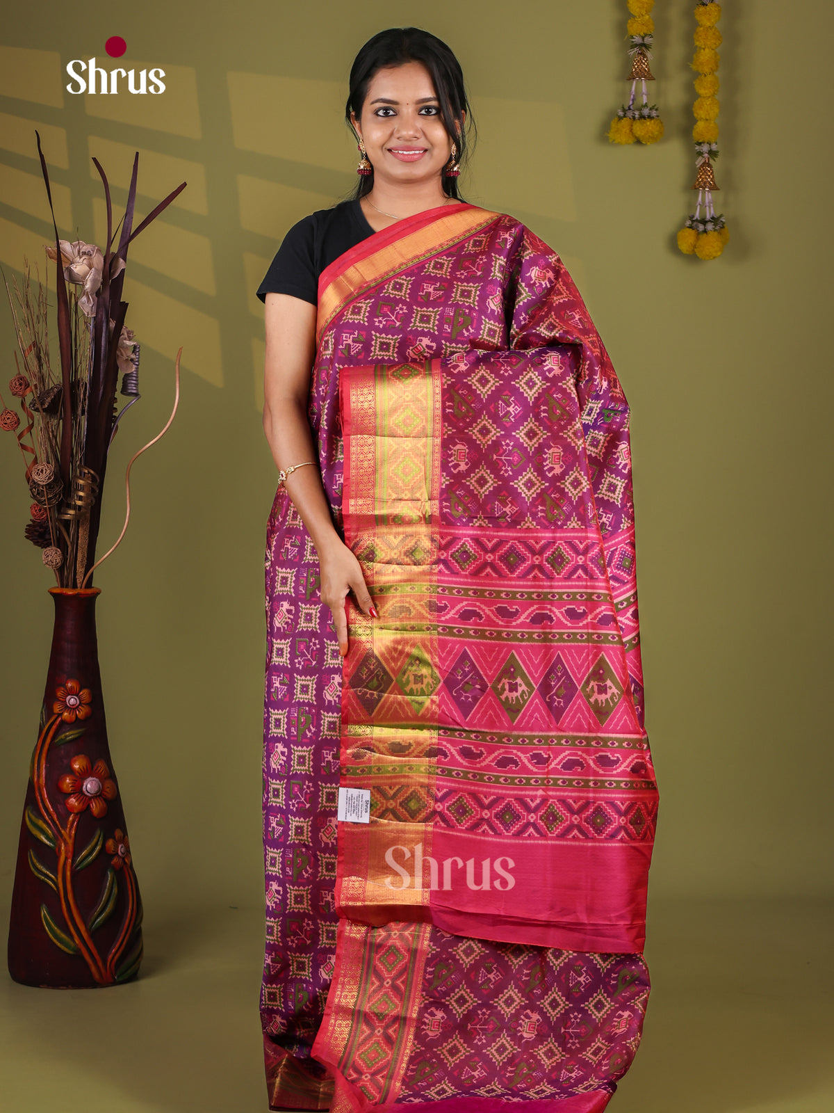 Semi Patola Saree - EJ09272