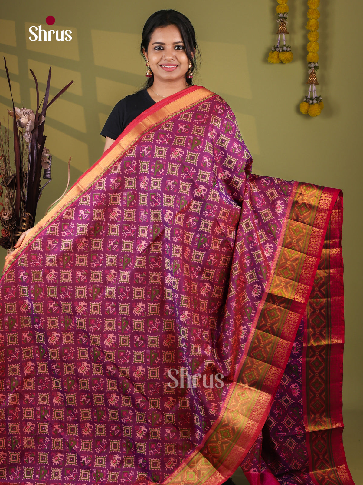Semi Patola Saree - EJ09272