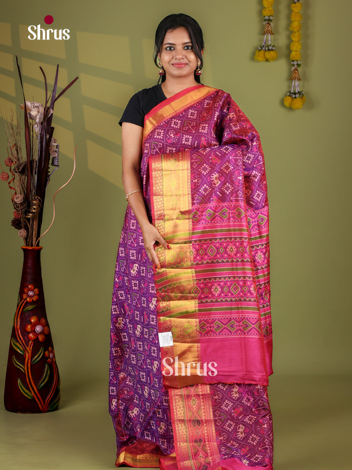 Semi Patola Saree - EJ09273