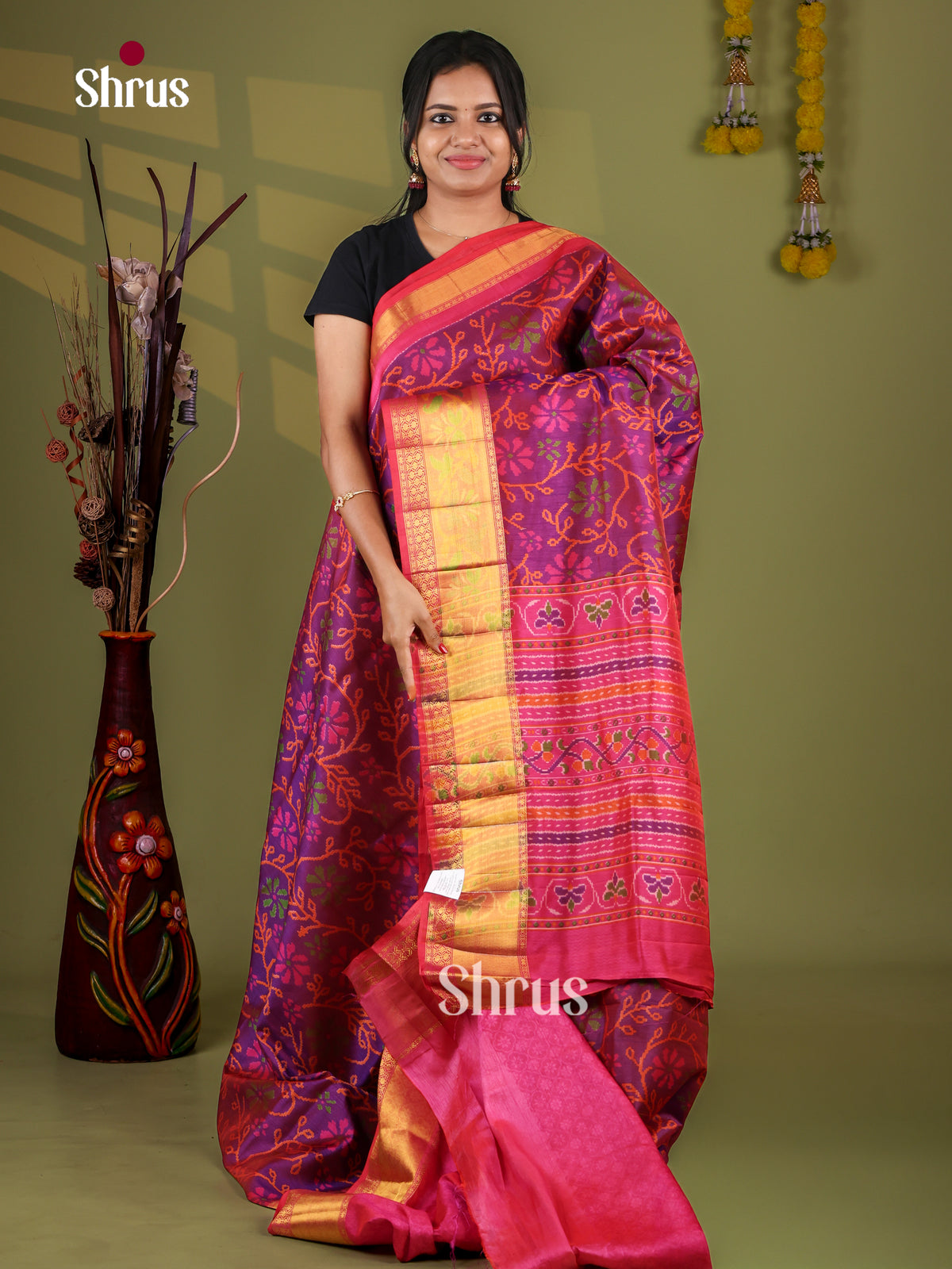 Semi Patola Saree - EJ09274
