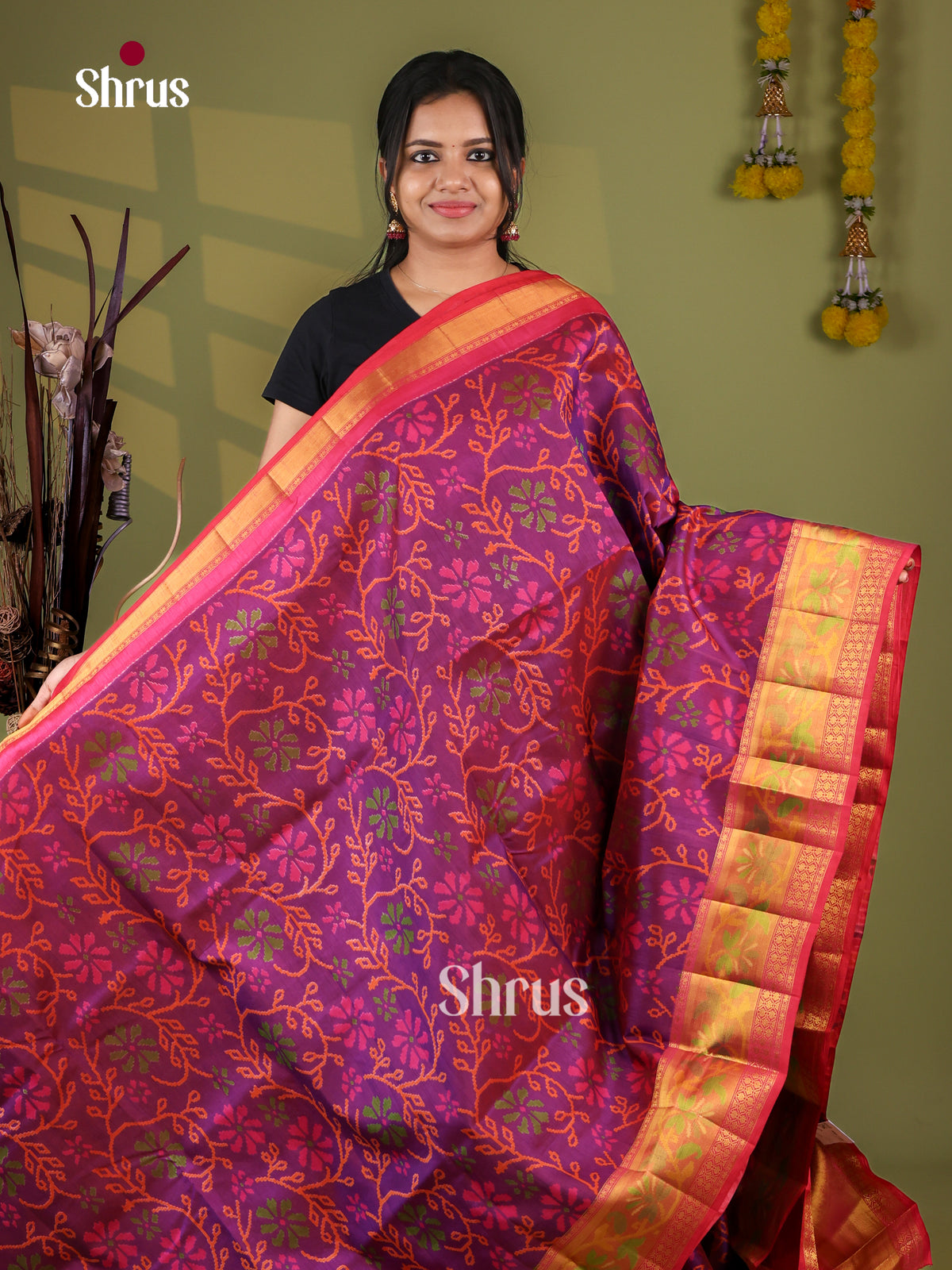 Semi Patola Saree - EJ09274