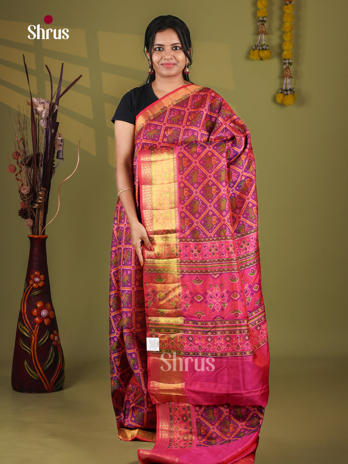 Semi Patola Saree - EJ09275