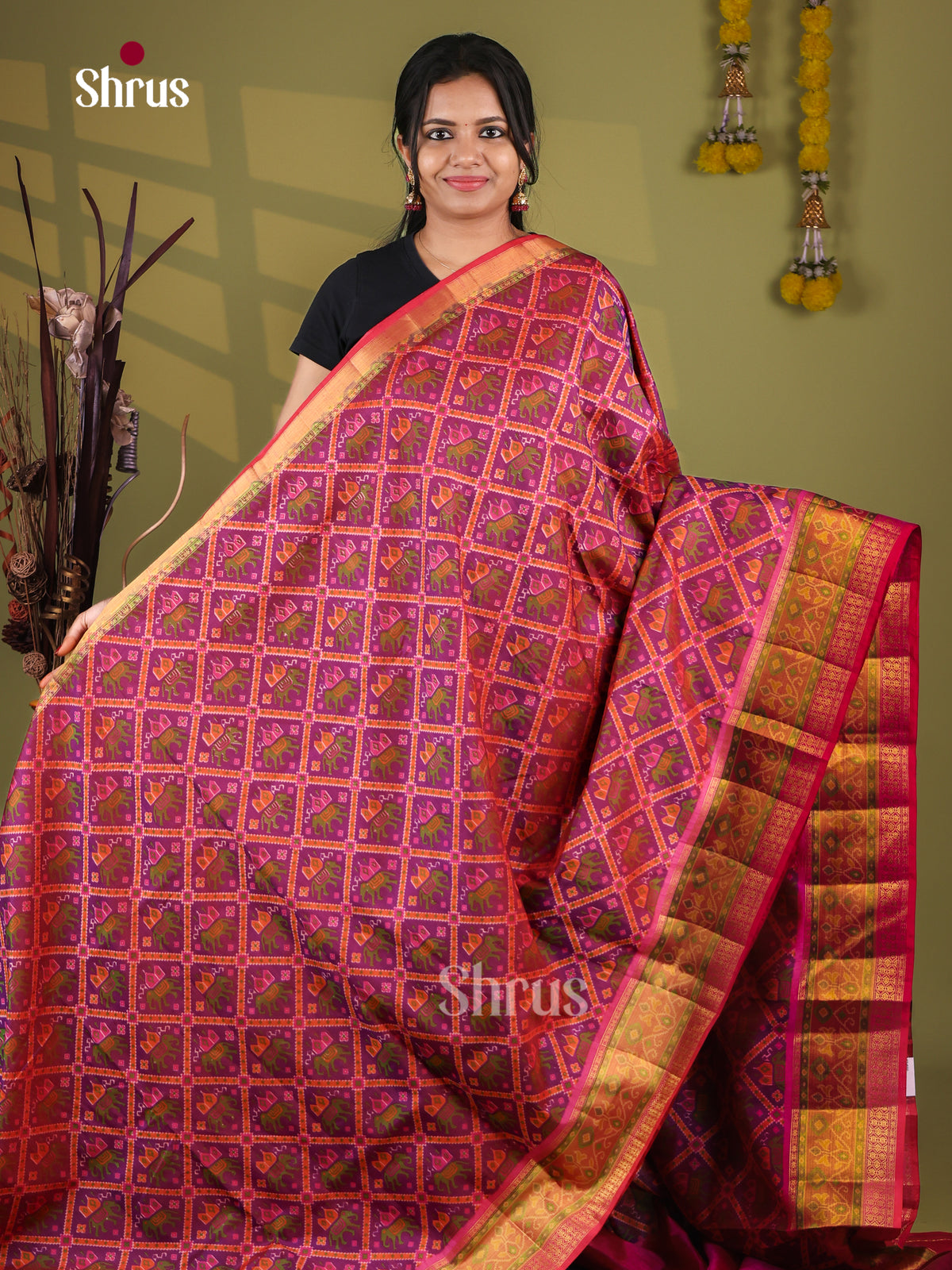 Semi Patola Saree - EJ09275