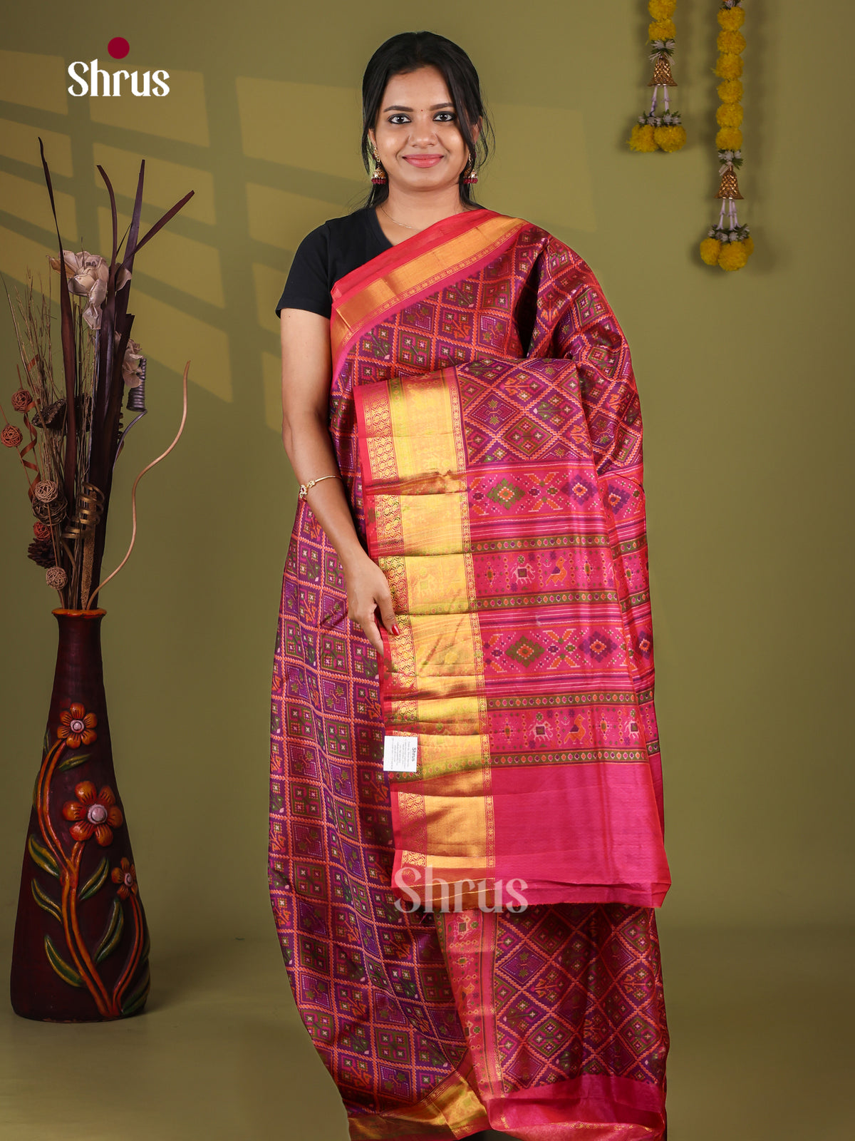 Semi Patola Saree - EJ09277
